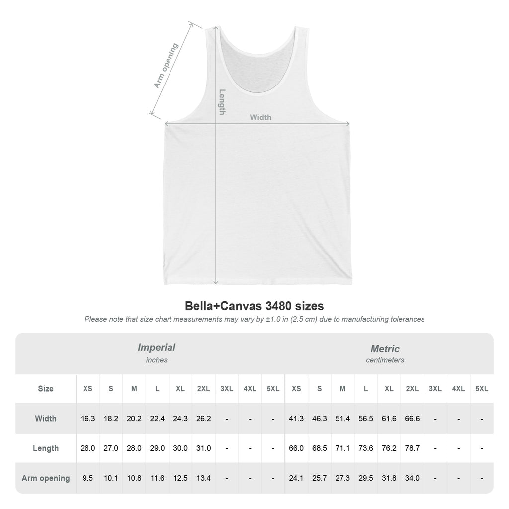 Spacera Unisex Jersey Tank — UK